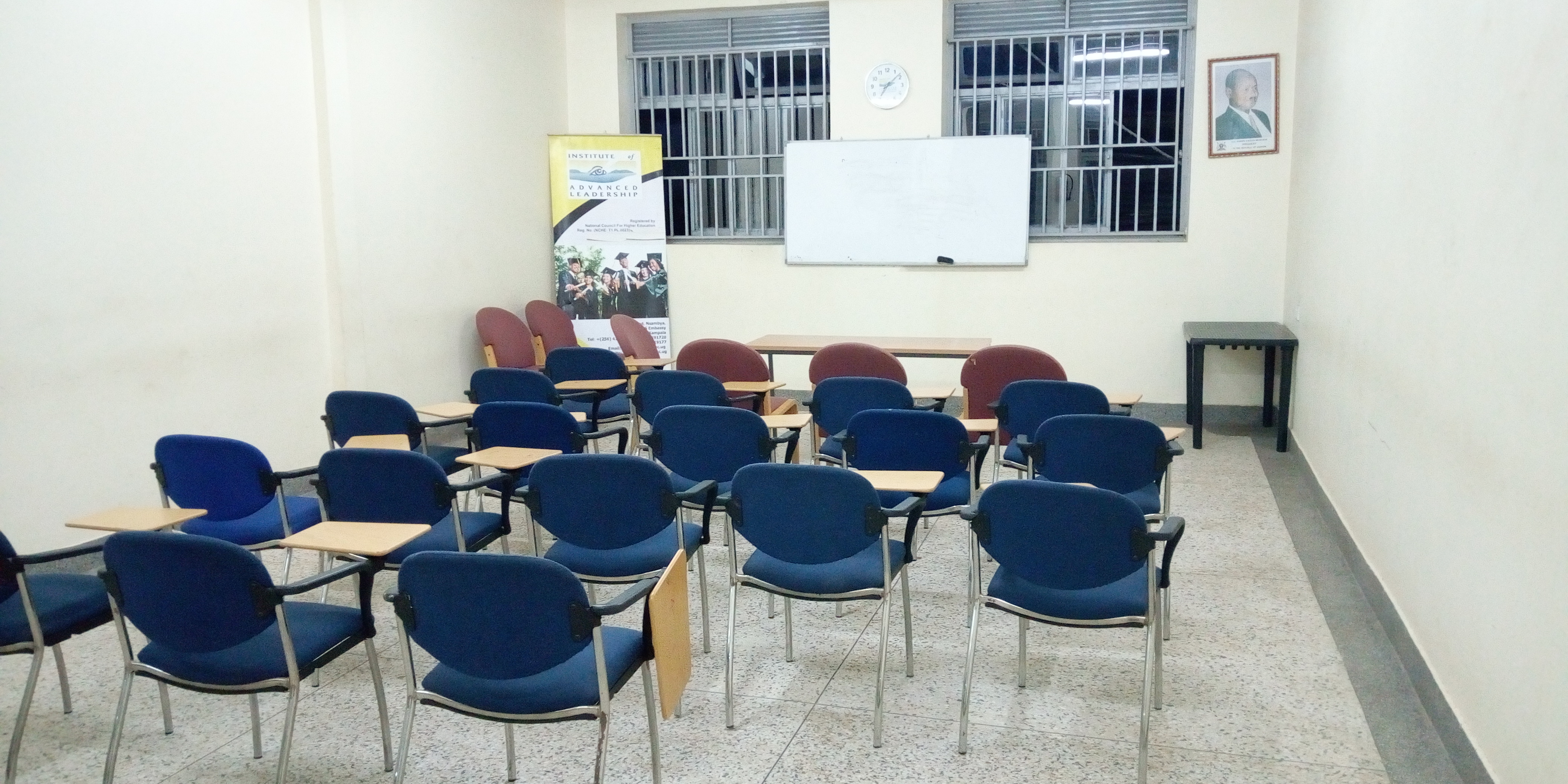 Lecture room, Nsambya campus