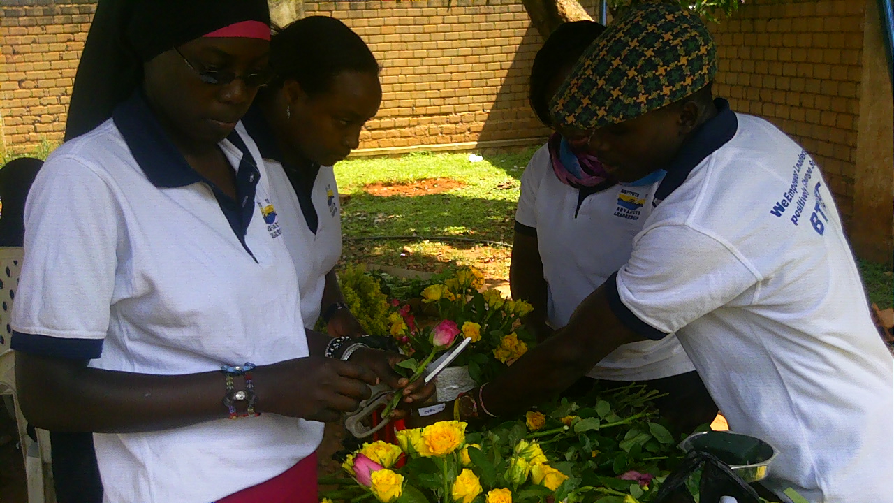 BTVET · Floral arrangement & decoration students
